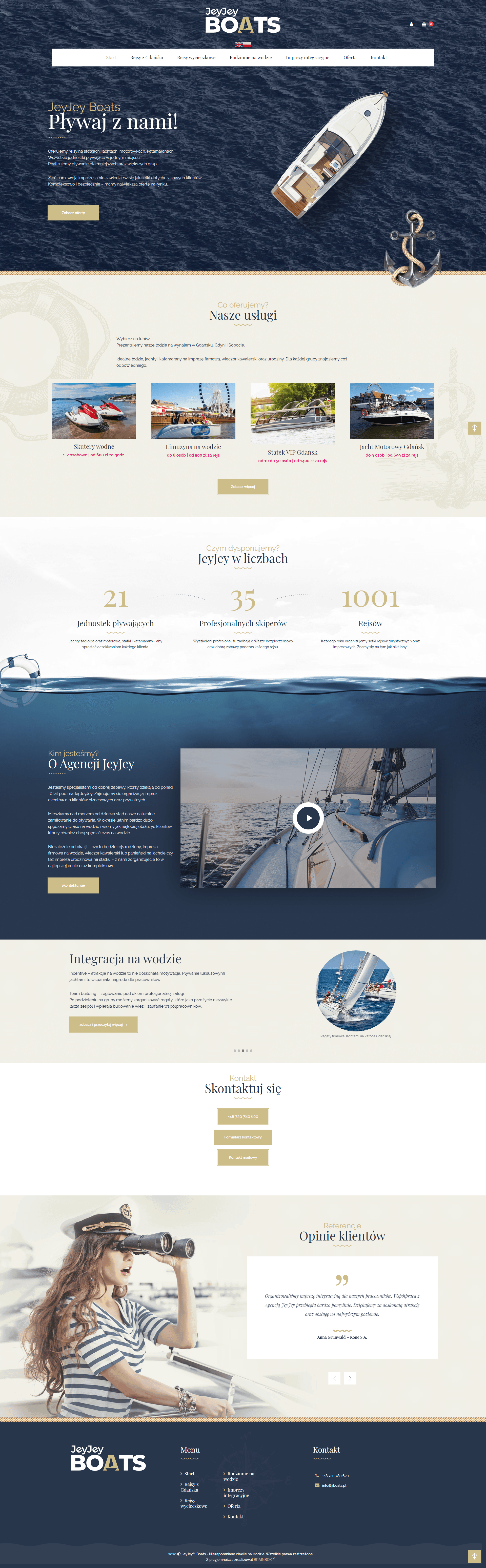 JeyJey Boats strona www