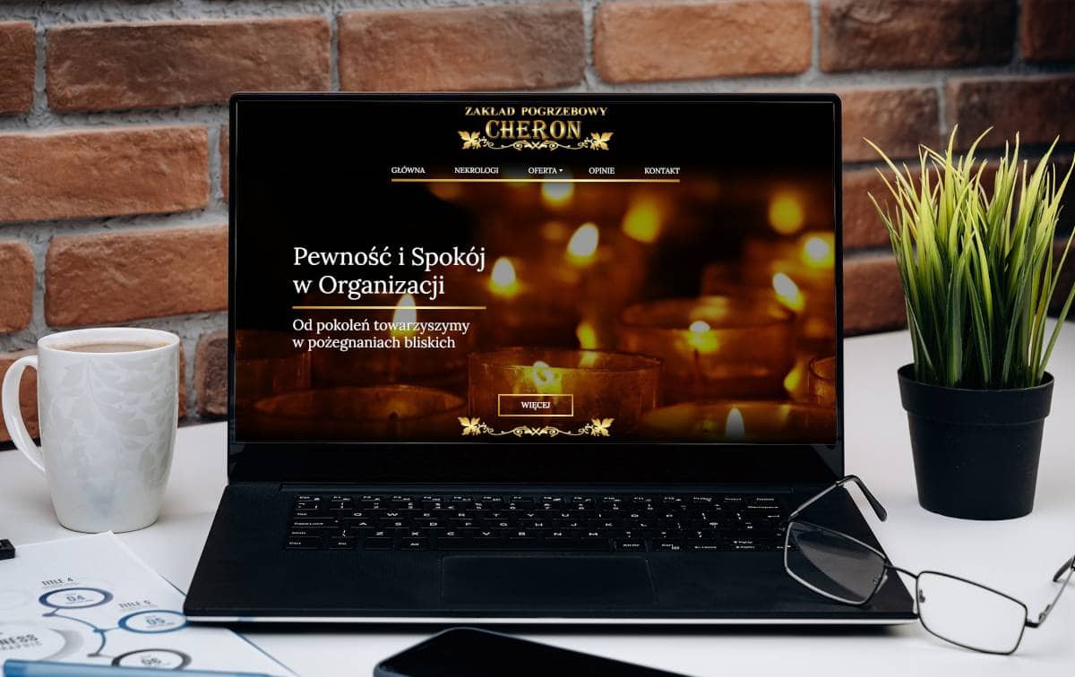 Cheron.pl wałcz na laptopie